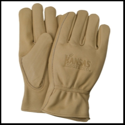 Premium Imprinted Leather Gloves