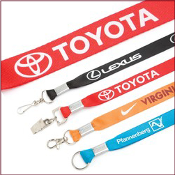 Custom Nylon Imprinted Lanyards