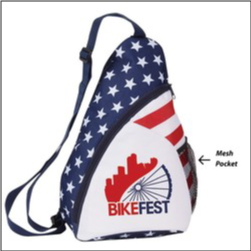 Custom Imprinted Patriotic Sling Pack