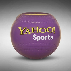 Custom Baseball Shaped Can Cooler