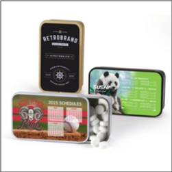 Imprinted Sliding Mint Tin