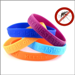 Custom Silicone Mosquito Wristbands